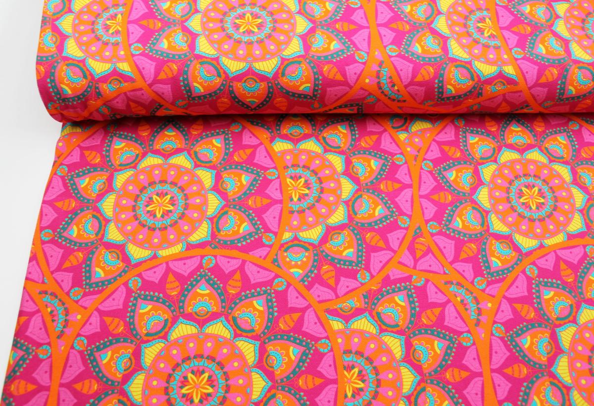 Canvas „Mandala" pink